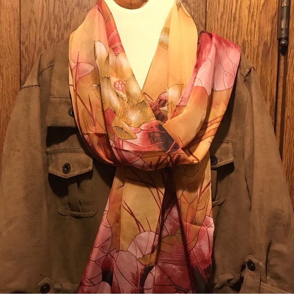 NEW! Chiffon Scarf - Picture 3 of 6